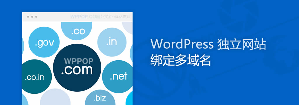 WordPress绑定多域名教程 - 建站教程 - 1