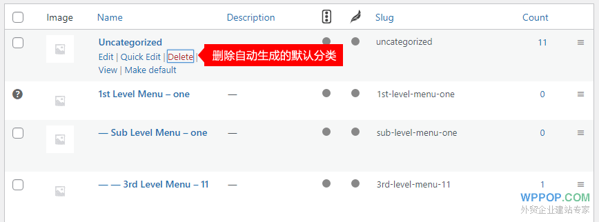 WooCommerce删除（更改）默认分类 - WooCommerce 教程 - 3