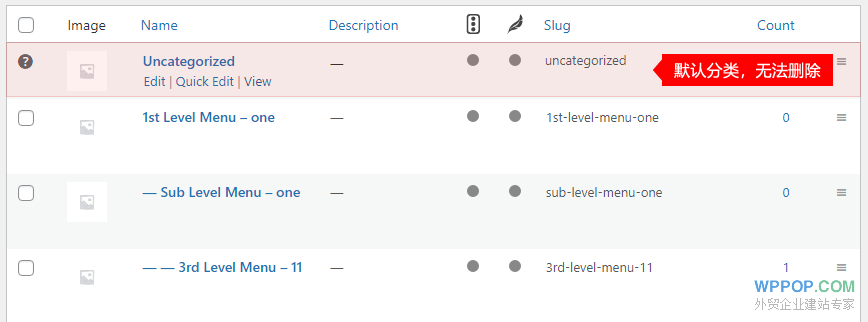 WooCommerce删除（更改）默认分类 - WooCommerce 教程 - 1