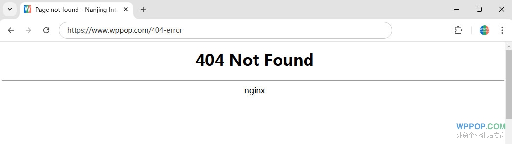 自定义404错误页 - 常见问题 - 2 服务器端 404 Not Found 提示