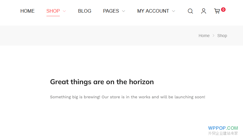 WooCommerce出现 WooCommerce出现Great things are on the horizon的解决方法